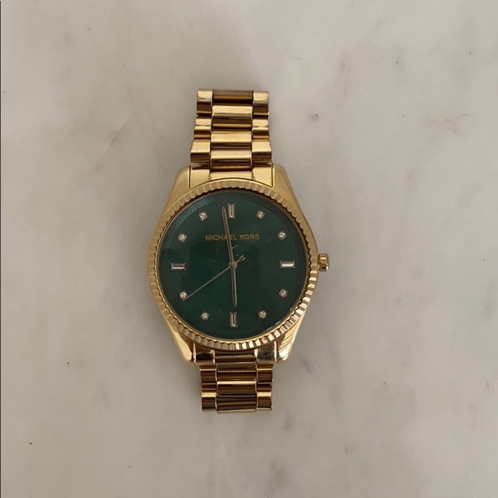Michael Kors Oversized Gold Watch
